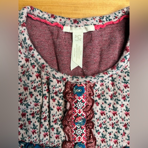 Matilda Jane Friends Forever Gabriella Sara Sleeveless Floral Top Size 2 - Picture 3 of 7